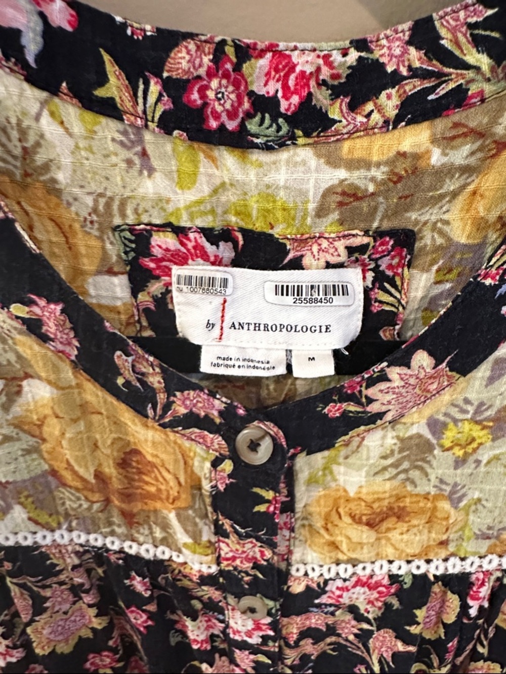 By Anthropologie Ruffled Tiered Boho Romantic
Coquette Patchwork Dress medium - Picture 4 of 9